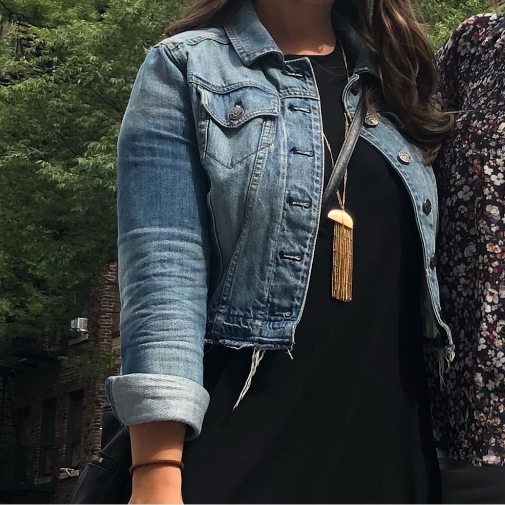 Cropped Denim Jacket